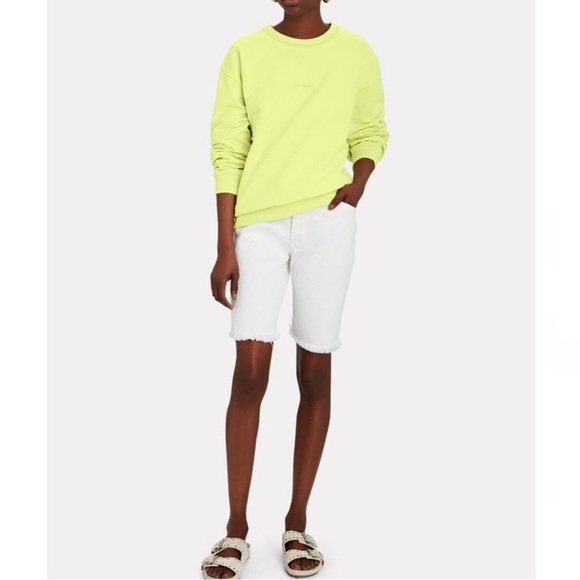 NEW SABLYN REVOLVE WHITE DENIM BERMUDA SHORTS - Picture 8 of 9